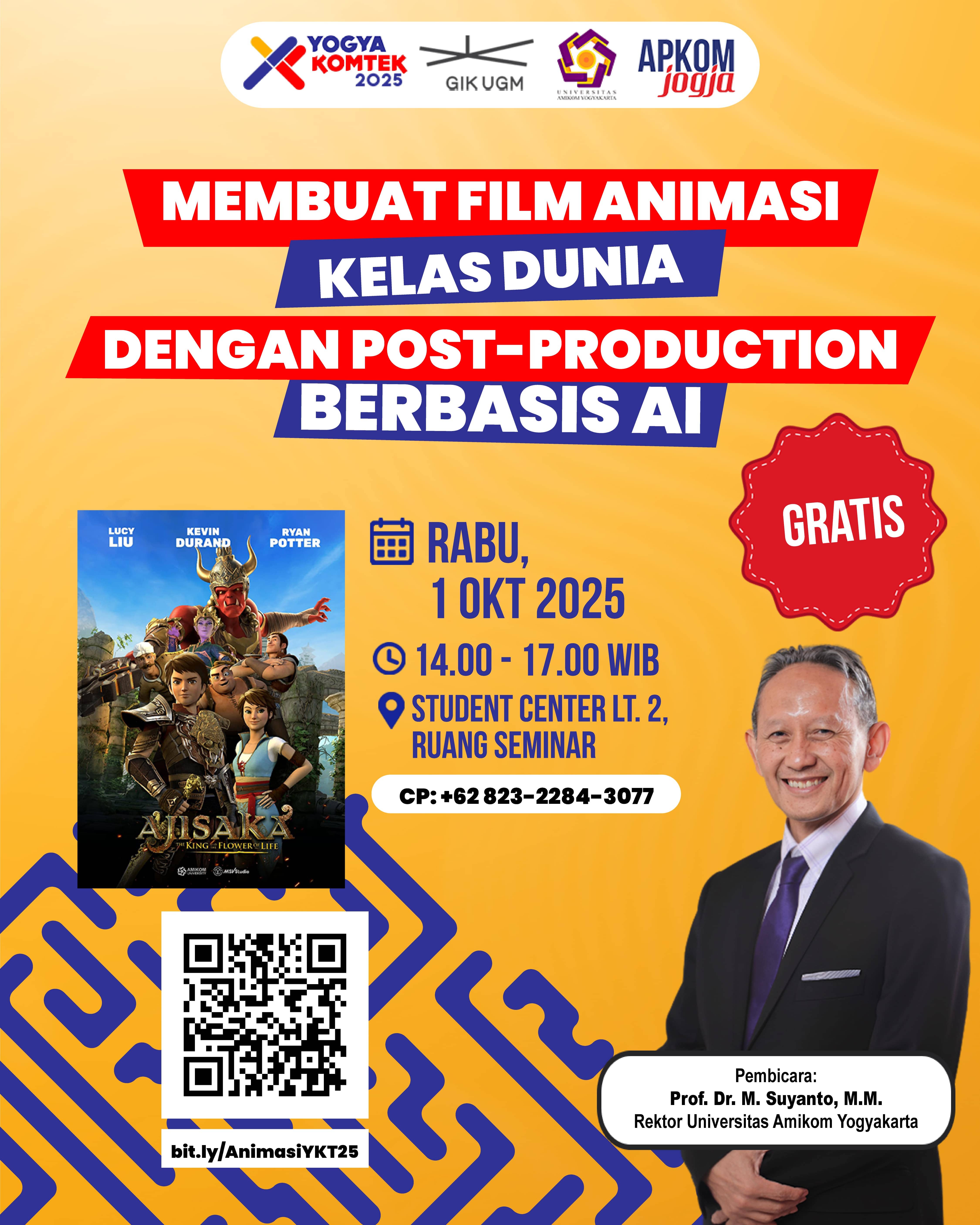 Membuat Film Animasi Kelas Dunia Dengan Post Production